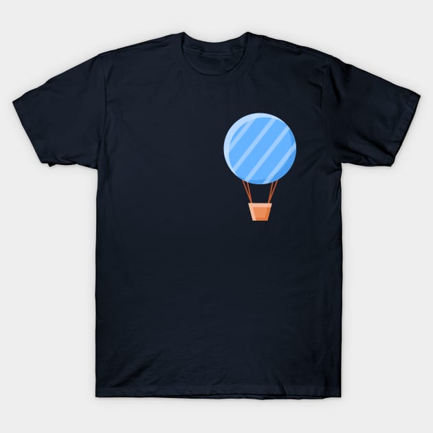 Blue balloon T-Shirt by WordsGames